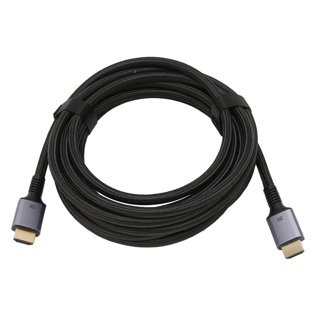 8K HD Multimedia Interface Cable 6.7mm Wire Diameter Pure OFC Conductor HD Multimedia Interface 2.1