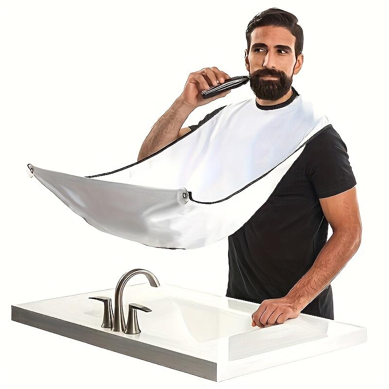 Father's Day Gifts , Beard Bib Hair Catcher for Sink, Beard Cape Trimming Catcher, Gifts for Men Dad Husband, Waterproof Non-Stick Beard Trimmer