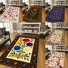 French Elegance Retro Floral Living Room Carpet Machine Washable Non-slip Soft Mat Room Bedside Cloakroom Coffee Table Rugs