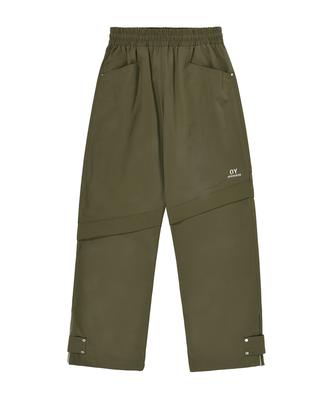 Opeunyadeu (Owai) Oblique Line Track Pants - Khaki