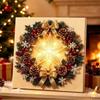 Santa Claus Christmas Rhinestone Painting Art Kit Handmade Christmas Decor  Holiday Gifts