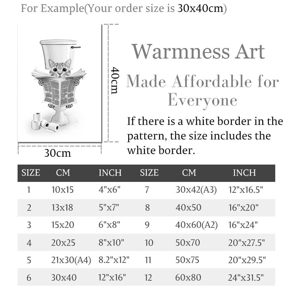 Animals Shark Pig Donkey Cat In Toilet Reading Newspaper Poster Canvas Painting Print Funny Wall Art Picture Kids Bathroom Decor