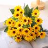 DIY Flower Artificial Flowers Silk Chamomile Bouquets Fashion Daisies Bouquets  Party Decor