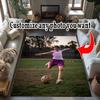 Customize Photos Customized Image Floor Mat Suitable for Kitchen Dining Room Foyer Living Rooms Anti-slip Rug Decorate Offices Best for Christmas