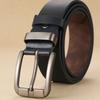 Belt Men'S Pin Buckle Belt Simple Blue Casual Jeans Men'S Belt Light Tide