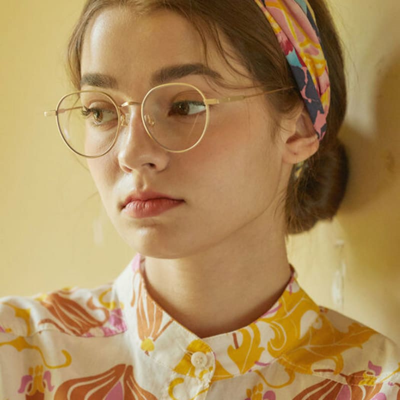 DAYWALKER Zeiss Lens Unisex Blue Light Blocking Glasses Gold DANE C1