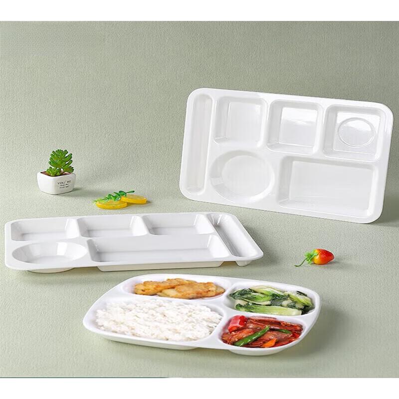 A5 Melamine Rectangular Divided Dinner Plate
