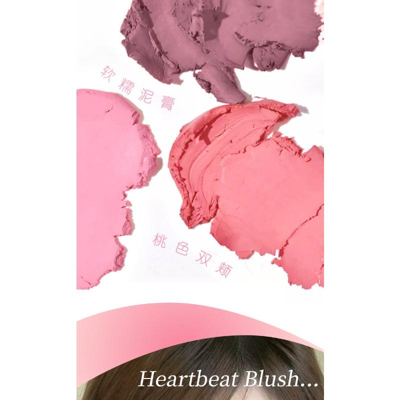 Single Color Matte Blush Cream Low Saturation Easy Coloring For Students