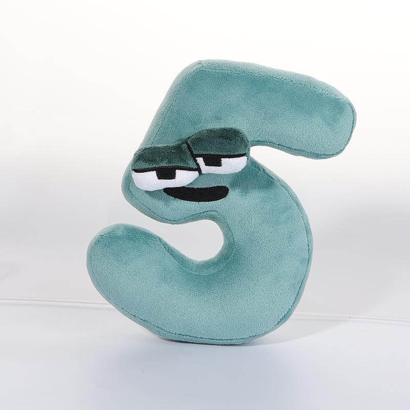 

Плюшеві іграшки MOTIONFREE Alphabet Lore, 0-9 цифр Alphabet Lore Plushies Doll підходить для подарунків шанувальникам і дітям 20cm