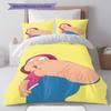 Meg Griffin Pattern Bedding Home Decoration Birthday Gift ( 1 Duvet Cover + 2 Pillowcase, Without Core),fan Merchandise.