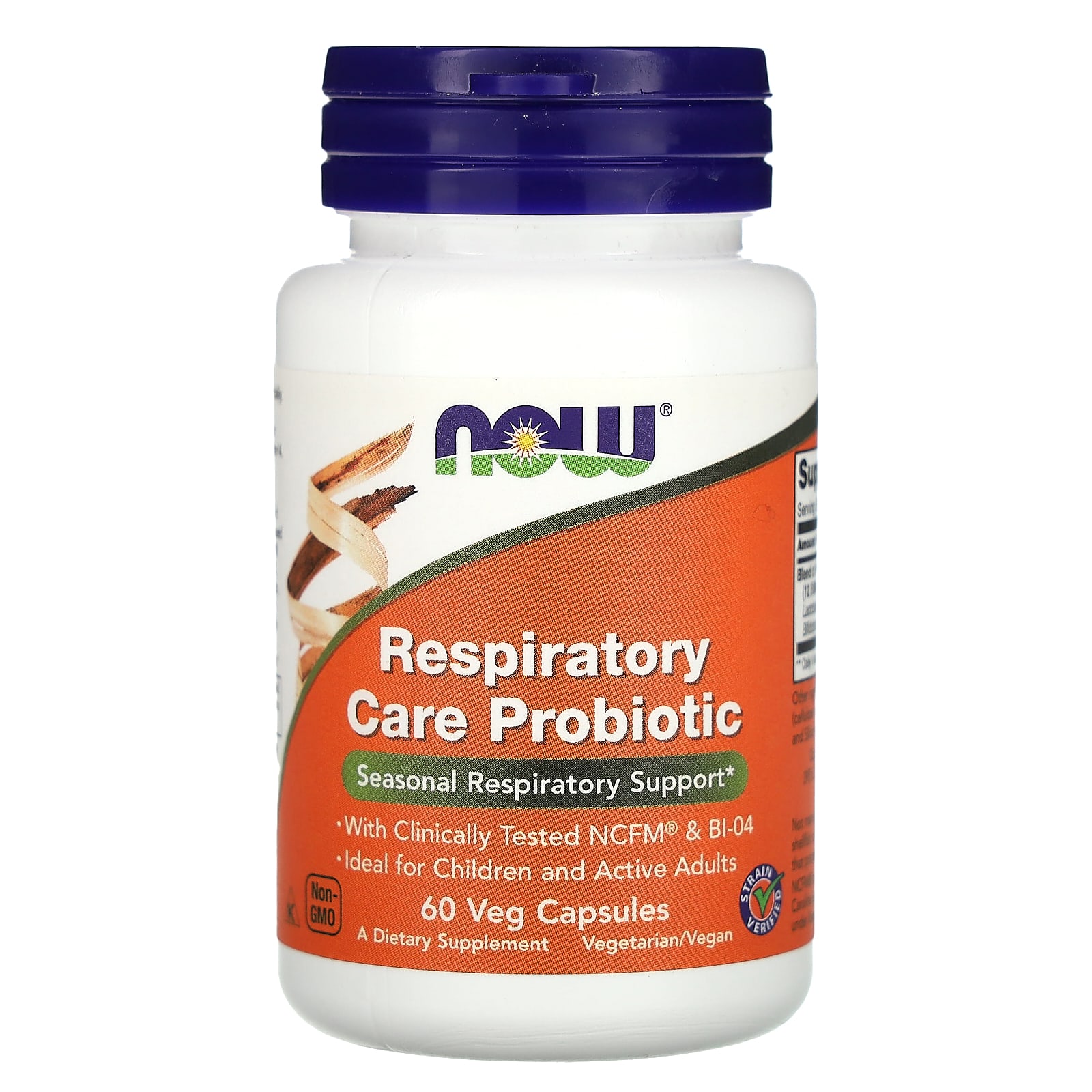

Respiratory Care Probiotic, Veggie Capsules 60