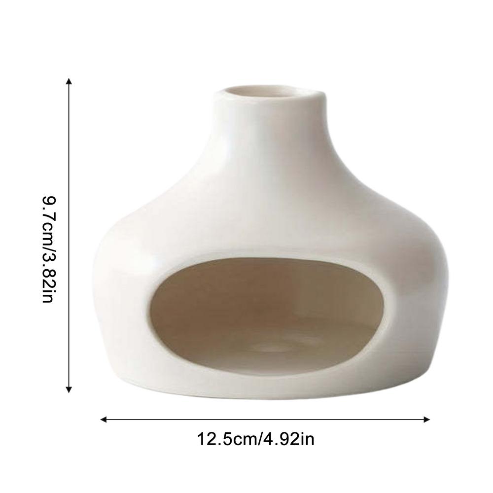 

Incense Burner Ceramic Santo Wood Incense Stand Ceramic Smudge Ash Catcher For Burning Wooden Sticks Cone-Shaped Fragrance Stand белый