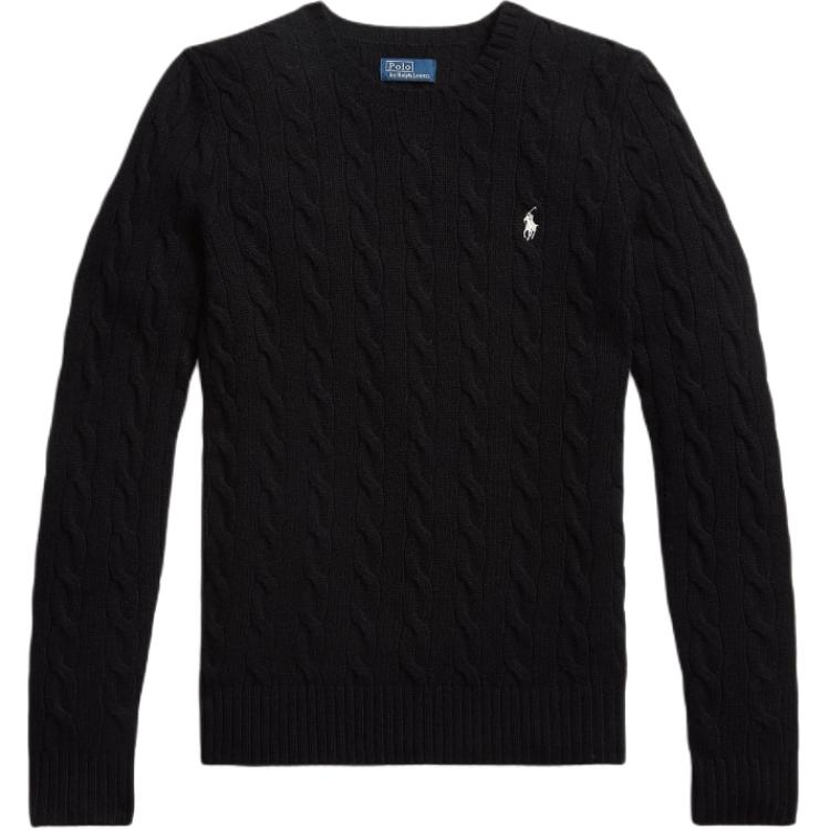 Polo Ralph Lauren Однотонный трикотажный топ с длинным рукавом облегающего кроя Женские топы WMPOSWENC021219-001 XS 37499₽