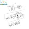 Raw Sea Water Pump Repair Kit For Volvo Penta D30 D31 D32 D40 D41 Diesel Impeller 21951356 858469 858470 858701 AD31 TAMD31