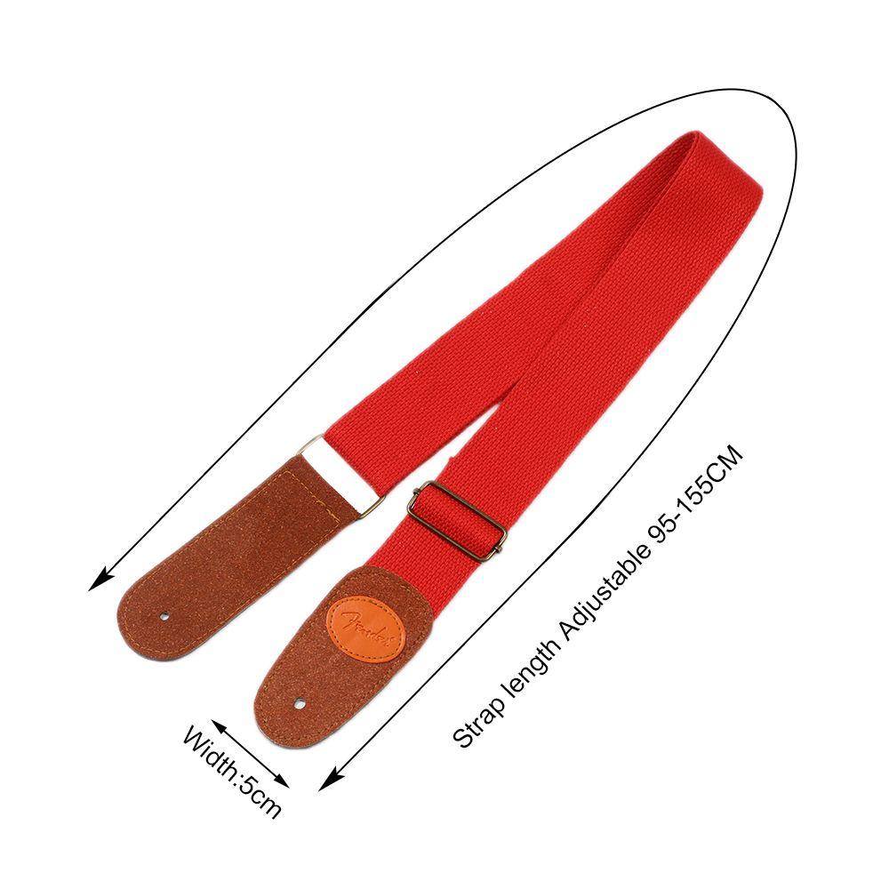 Useful Musical Instrument Part Canvas Guitar Accessories Guitar Strap Adjustable Guitar Belts