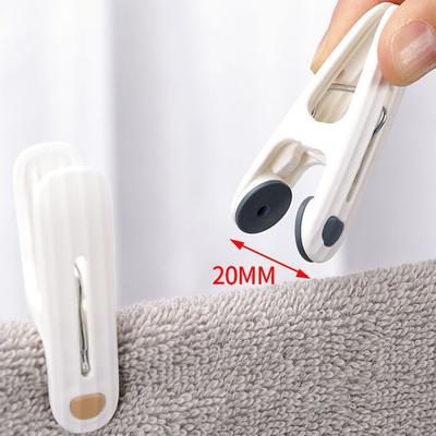 12 Piezas Pinzas para Ropa Pinza que no deja marca Tendedero Blanco