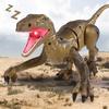 2.4G Realistic Light-Up Crawling Dinosaur Remote Control Toy With Mist Spray For Children