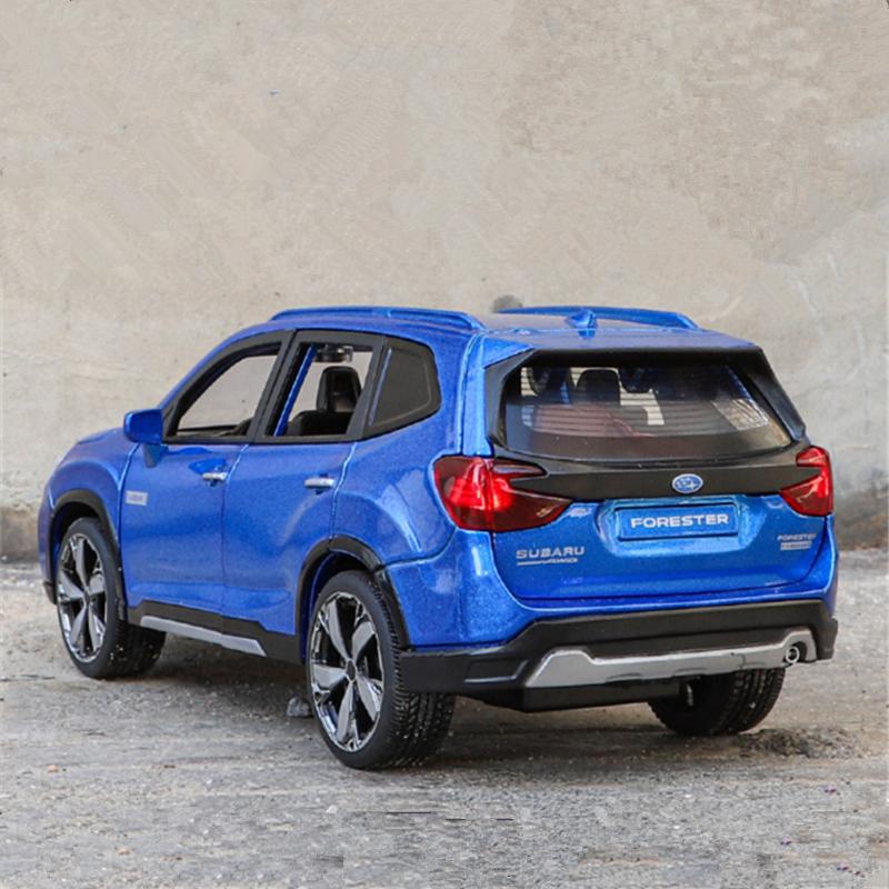 Linyi Toy Car Light 1/30 Subaru Forester Suv Alloy Car Model Diecast Metal Toy Off-Road Vehicles Car Model High Simulation Sound And Kids Gift