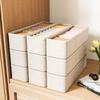 New Portable Household Underwear Storage Box Large Capacity Save Space Socks Storage Boxs Foldable Underwear Storage Container