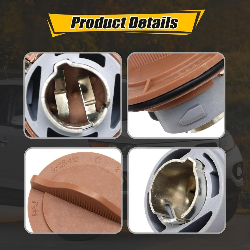 FZJDSD 1PC Headlight Headlamp Socket Compatible with Kia Sorento 2011 2012 2013 2014 2015 Bulb Socket Replace 92166-1U000 921661U000 Front Turn