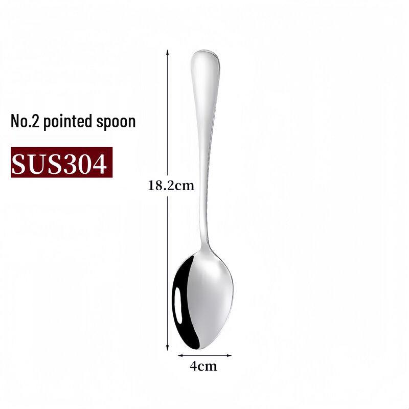 

304 Stainless Steel Pointed Dinner Spoon