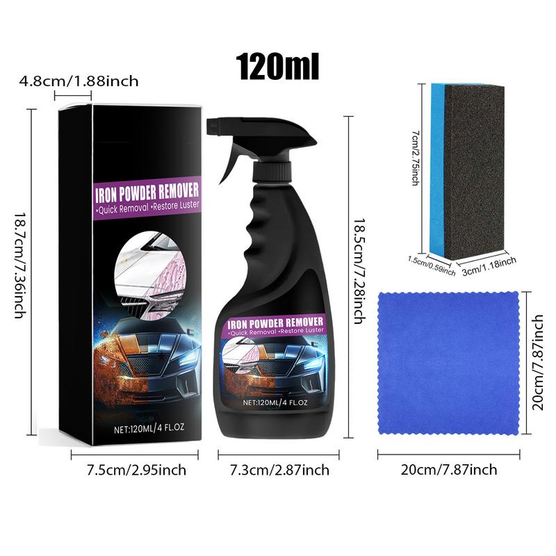 Powerful Automotive Rust Converter 120ml Vehicle Metal Etching Rust Neutralizer Stain Rust Remover Spray Car Accessories