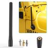 JeCar 7.5" Reflex Short Antenna Replacement for TJ JK JL F150 Accessories Metal ABS