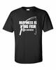 Funny Happiness Is a Big Fish Adult Mens Short Sleeve T-Shirt