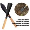 Household Garden Tool Shovel,Stainless Steel Gardening Tool with Wooden Handle,easy To Remove Grass & Dig Soil Transplant Shovel