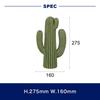 Dulton Cactus Height 275mm X Width Style Type Object, 160mm, E, K655-657E
