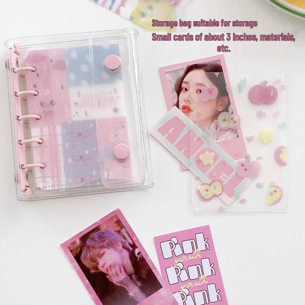 M5 Shell Girl's Candy Thoughts Journal & Memo Storage Bag with Portable Card Holder