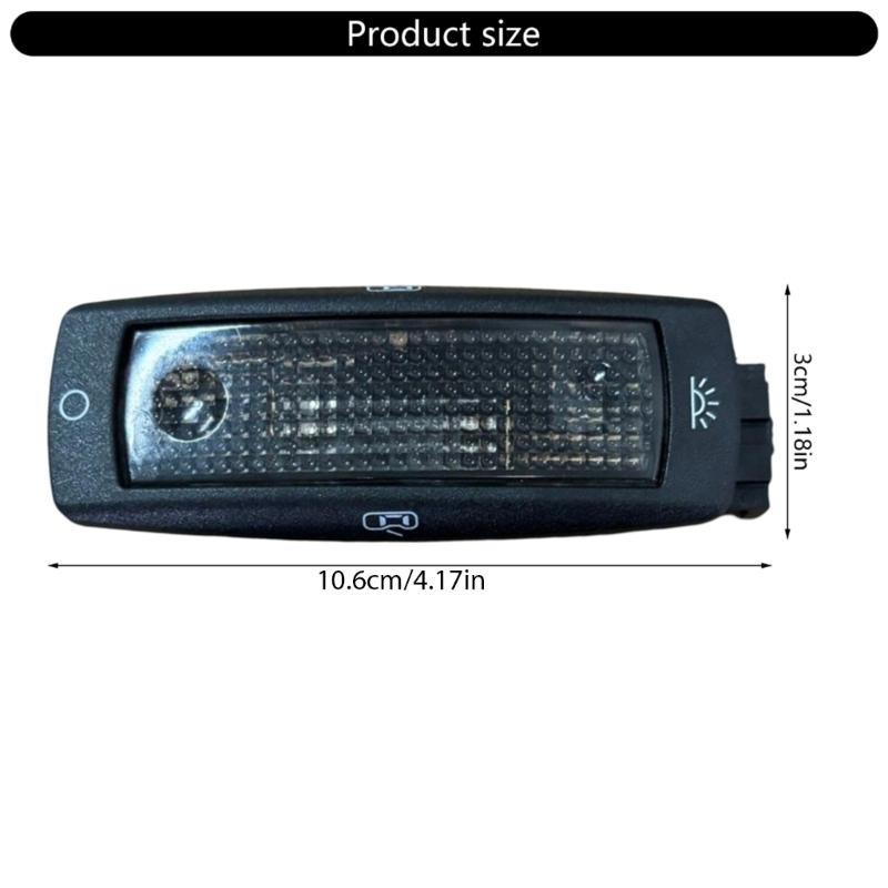 ABS Plastic Rear Ceiling Dome Light for 3B0947291 Enhanced Nighttime Visibility Seamless Installation In Various Models