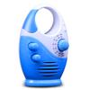Portable Shower Radio, Bathroom Radio, AM FM Hook Type, Waterproof, Broadcast Music, Shower Speaker, Radio, Blue, Compact Radio