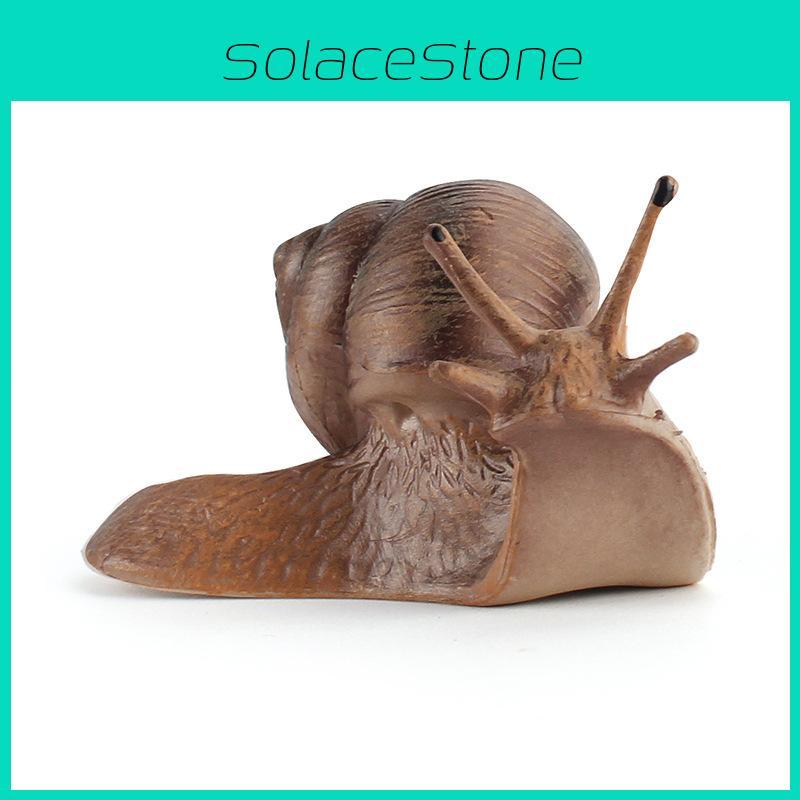 PVC-Schnecke Gartendekoration Realistisches Statisches Tiermodell Für Rasen Landschaftsgestaltung