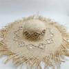 Summer Wind Big Brim Raffia Straw Hat Women's Beach Hat Travel Seaside Vacation Sun Hat