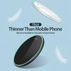 Ultra-thin Round 15W Charging Pad Phone Qi Wireless Charger for Samsung Galaxy