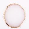 Gold-Edged Agate Stone Nail Art Palette - Round Marble Resin Display Board