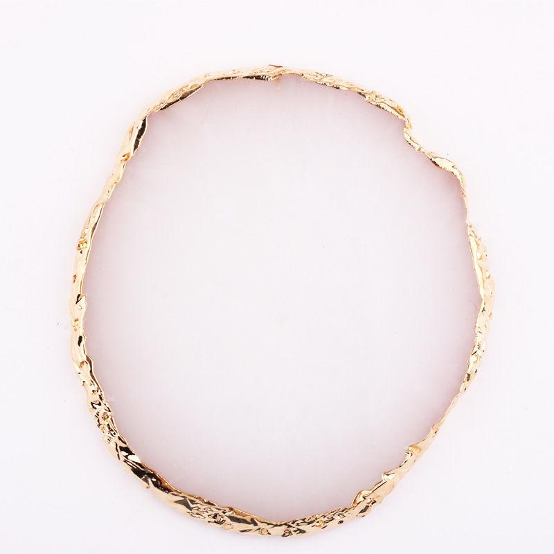 Gold-Edged Agate Stone Nail Art Palette - Round Marble Resin Display Board
