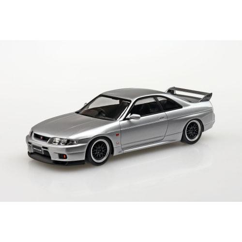 Aoshima Bunka Kyozai (AOSHIMA) 1/32 The Snap Kit Series Nissan R33 Skyline GT-R Custom Wheels (Sonic Silver) Pre-Colored Plastic Model Kit 15-SP4