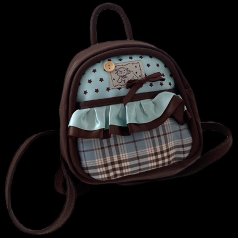 

Cute Plaid Kids Backpack