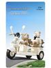Children's Electric Two-Seater Motorcycle: Rechargeable Three-Wheeler Toy for Boys and Girls