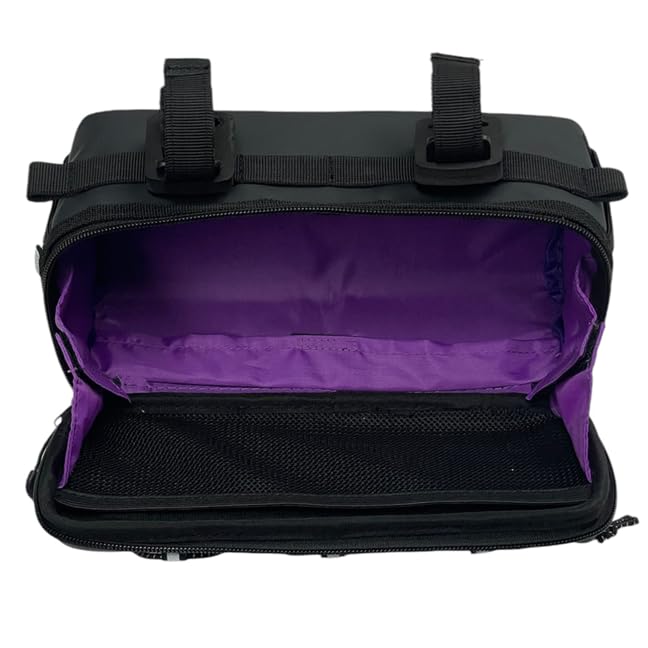 PRCCA FO Front Bag, Bicycle Handlebar Bag with Front Closure, Lightweight, and Large Storage Capacity, Compatible with Road and Gravel Bikes