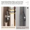 Strong Vacuum Suction Cup Hook, No Punching Hole, Movable Folding Hook Behind The Door, Entrance Coat, Hat, Key, Umbrella Hook