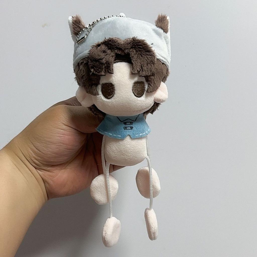 12CM Anime Identity V Cosplay Edgar Valden Norton Campbell Plush Backpack Plushies Keychain Pendant Ornament Christmas Gifts