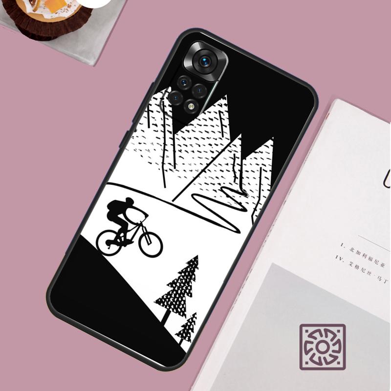 MTB Mountain Bike Cycling Bicycle Case For Xiaomi Redmi Note 12 9 10 11 13 Pro Plus 9S 10S 11S 12S Redmi 12 10C 12C 13C Cover