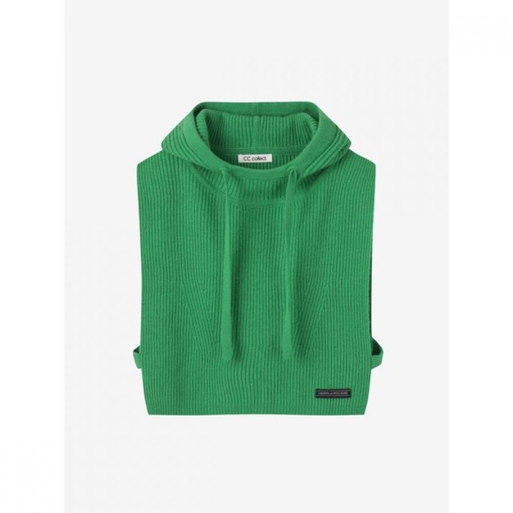 Hood Layered Knit Vest C254ksb031