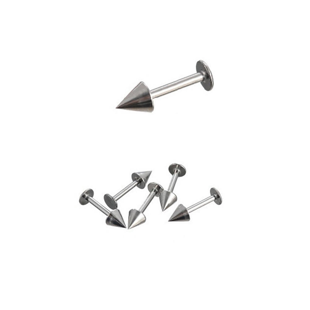 85 pezzi piercing alla lingua, al sopracciglio, al labbro, all'ombelico, in acciaio inossidabile, gioielli per il corpo