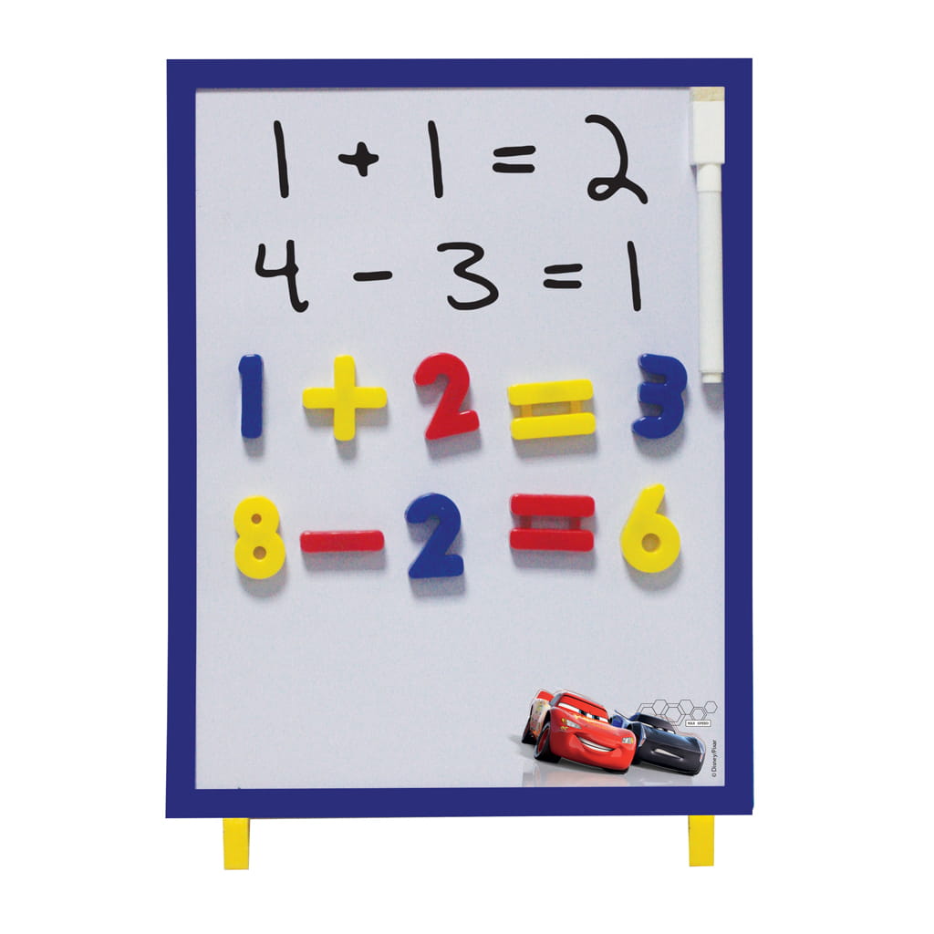 Diakakis Double-Sided Magnetic Board With Numbers - Cars - Promotion