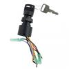 Ignition Key Switch Plastic + Metal Replacement 3 Position