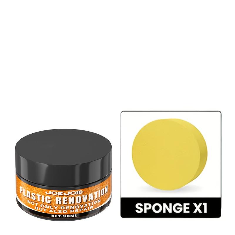 Plastic Wax Multi-Purpose Car Exterior & Interior RestorerTire Blackening Cream, Closs Enhancer & MaintenanceBalm